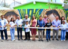 Inauguran mural realizado por “Niños Exploradores” en el Kinder José Sabás de la Mora de Mocorito