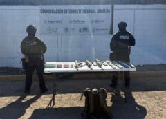 Aseguran fusiles, cargadores y más de mil 200 cartuchos durante operativo en La Límita de Itaje, Culiacán