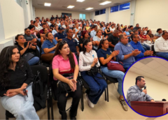 Sindicato universitario lleva a Guamúchil información sobre gestiones para fortalecer el financiamiento de la UAS a partir de un plan de acción