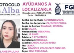 Activan Protocolo Alba por desaparición de joven de 19 años en Guasave