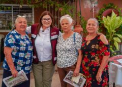 Imelda Castro destaca avances en derechos de las mujeres al visitar domicilios de Culiacán