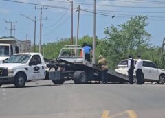 Choque en la carretera Guamúchil-Angostura deja solo daños materiales