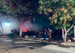 Por quinta ocasión se incendia vivienda de un pepenador en Los Mochis; evacúan a vecinos por el riesgo