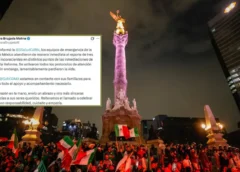 Mueren tres personas durante festejos por el triunfo de México en el Ángel de la Independencia