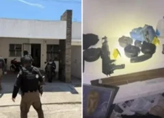 Aseguran arsenal, explosivos y vehículos durante cateo federal en Mazatlán
