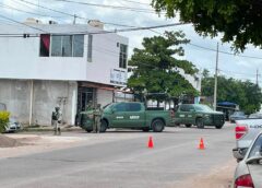 Militares realizan operativo contra presunta venta de droga en la colonia Victoria de Guamúchil