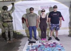 Mujer y dos hombres son detenidos en Mazatlán; les aseguran droga, armas y vehículos