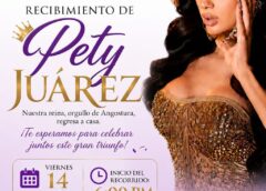 Alberto “El Capy” Rivera invita para recibir con orgullo a Pety Juárez, Miss Grand México 2026 en Angostura