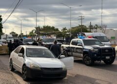 Policías municipales frustran presunto “levantón” en la Calzada Aeropuerto de Culiacán