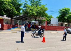 Refuerzan seguridad vial en planteles educativos de Salvador Alvarado