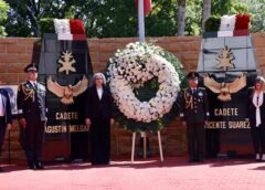 Gobernadora Graciela Domínguez, junto a autoridades militares encabezan ceremonia del 179 aniversario de la Gesta Heroica de los Niños Héroes de Chapultepec
