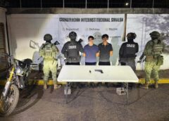 Detienen a dos jóvenes con arma de fuego durante operativo en Culiacán; uno es menor de edad