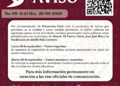 ¡No habrá clases! Amplían suspensión escolar por lluvias en cinco municipios de Sinaloa