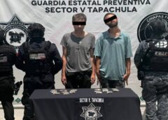Detienen a 57 personas y aseguran más de 5 mil dosis de droga en Chiapas
