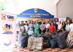Impulsa la UAS acciones de reciclaje y cuidado ambiental con la participación de Radio UAS, la Facultad de Ciencias de la Nutrición y Gastronomía y Bienestar Universitario
