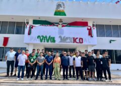 Presidente municipal Alberto “el Capy” Rivera abandera a deportistas Angosturenses que participarán en el estatal deportivo indígena 2026