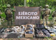 Asegura Ejército armas, más de 12 mil cartuchos y equipo táctico en Concordia
