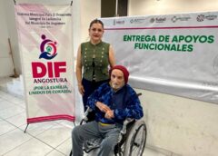 Entregan 127 apoyos funcionales a personas que lo necesitan en Angostura
