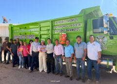 Alberto “El Capy” Rivera entrega camión recolector de basura para fortalecer los servicios públicos en Alhuey